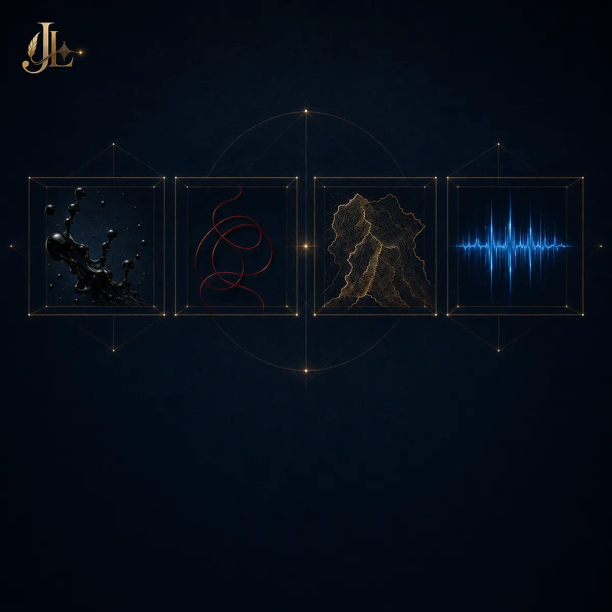 Matières visuelles de l’univers musical John Legacy
