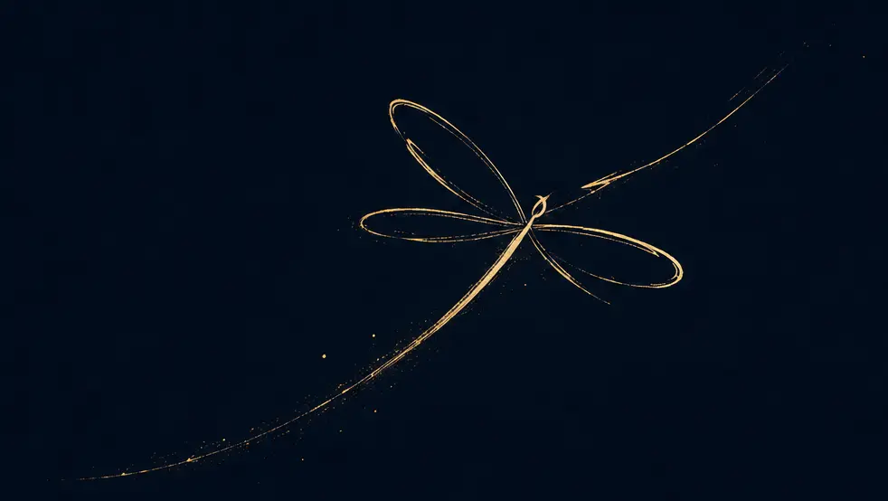 Libellule calligraphique, symbole de John Legacy