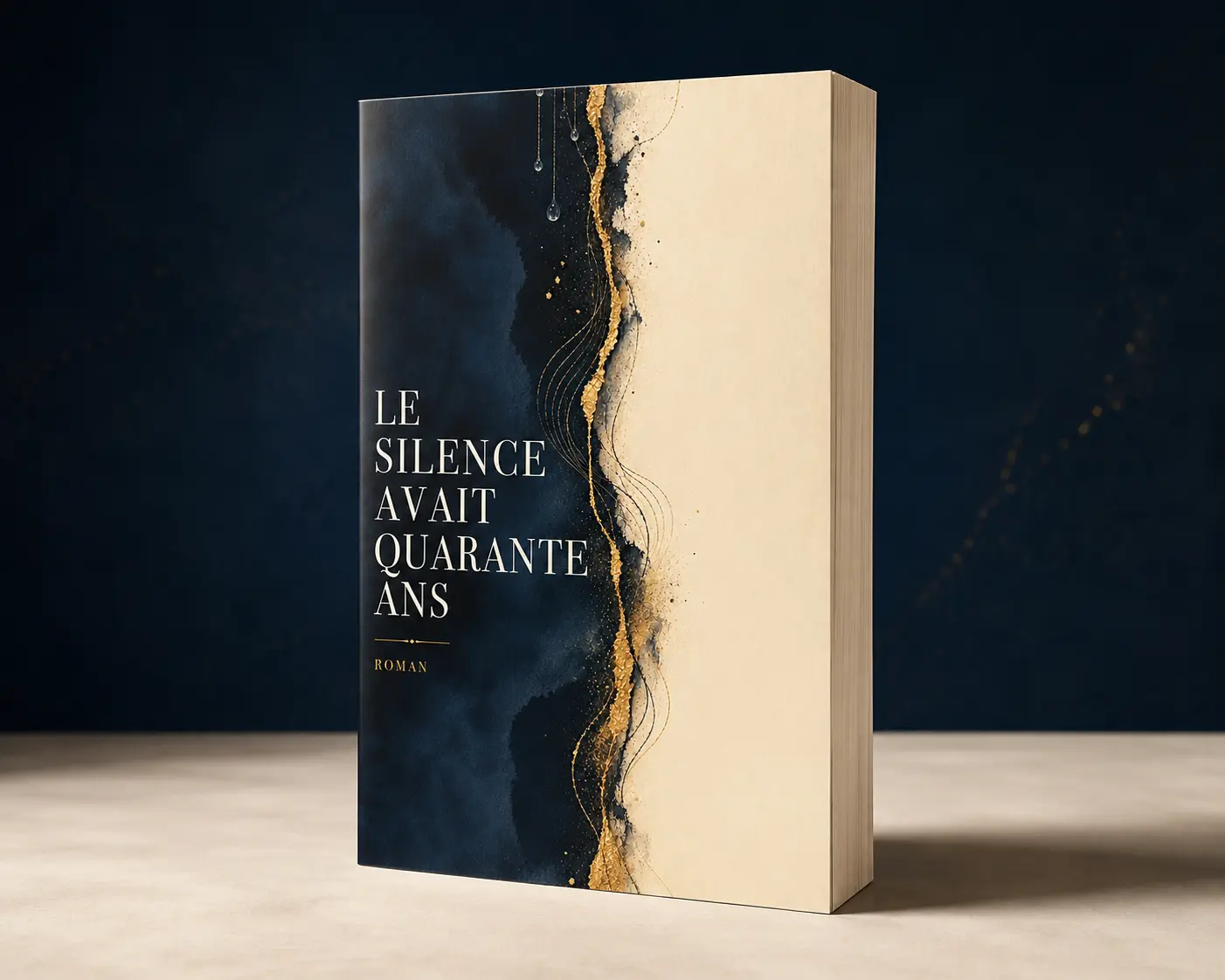 Recto du roman Le silence avait quarante ans